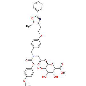 Muraglitazar acyl--d-glucuronide Structure,875430-26-5Structure