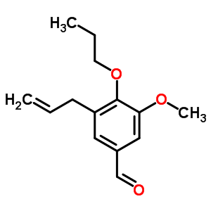 3-Allyl-5-methoxy-4-propoxy-benzaldehyde Structure,876709-19-2Structure