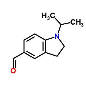 1-Isopropyl-2,3-dihydro-1H-indole-5-carbaldehyde Structure,876710-70-2Structure