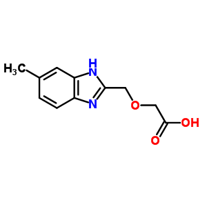 [(6-Methyl-1H-benzimidazol-2-yl)methoxy]-acetic acid Structure,876716-55-1Structure