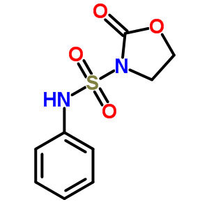 2-氧代-N-苯基噁唑啉-3-磺酰胺結構式_87708-16-5結構式