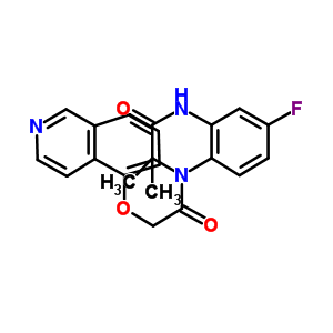 7-Fluoro-3,4-dihydro-4-[(5-isoquinolinyloxy)acetyl]-3,3-dimethyl-2(1h)-quinoxalinone Structure,878292-18-3Structure