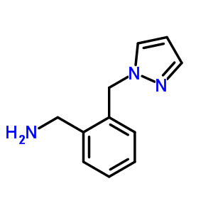 [2-(1H-pyrazol-1-ylmethyl)benzyl]amine Structure,878466-22-9Structure