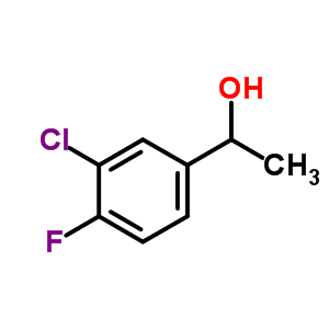 1-(3-Chloro-4-fluorophenyl)ethan-1-ol Structure,878572-03-3Structure