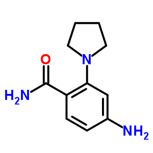 4-Amino-2-pyrrolidin-1-yl-benzamide Structure,878620-22-5Structure