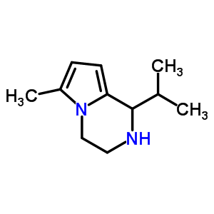 1-Isopropyl-6-methyl-1,2,3,4-Tetrahydropyrrolo[1,2-a]pyrazine Structure,878669-96-6Structure