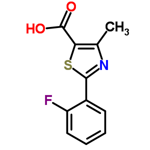 2-(2-Fluoro-phenyl)-4-methyl-thiazole-5-carboxylic acid Structure,879070-37-8Structure