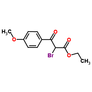 Ethyl 2-bromo-3-(4-methoxyphenyl)-3-oxo-propanoate Structure,87943-96-2Structure