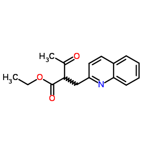 Ethyl 3-oxo-2-(2-quinolinylmethyl)butanoate Structure,88023-05-6Structure