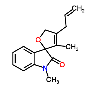 1’,3-Dimethyl-4-(2-propenyl)-spiro[furan-2(5h),3’-[3h]indol ]-2’(1’h)-one Structure,882041-50-1Structure