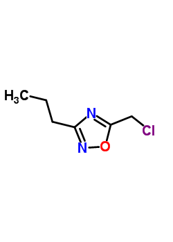5-(Chloromethyl)-3-propyl-1,2,4-oxadiazoleStructure,884058-04-2Structure 5-(Chloromethyl)-3-propyl-1,2,4-oxadiazole Structure,884058-04-2Structure