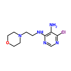 6-Chloro-n-(2-morpholin-4-ylethyl)pyrimidine-4,5-diamine Structure,88442-82-4Structure