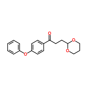 3-(1,3-Dioxan-2-yl)-4-phenoxypropiophenone Structure,884504-36-3Structure