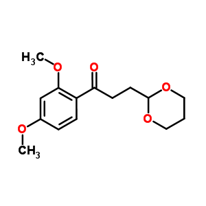 2,4-Dimethoxy-3-(1,3-dioxan-2-yl)propiophenone Structure,884504-41-0Structure