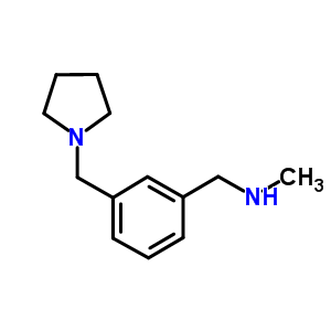 1-{3-[(Methylamino)methyl]benzyl}pyrrolidine Structure,884507-46-4Structure