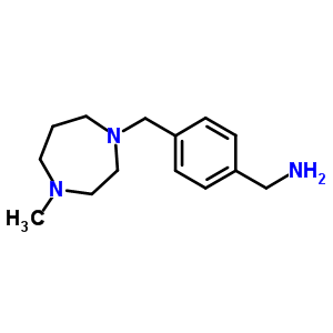 4-[(Hexahydro-4-methyl-1h-1,4-diazepin-1-yl)methyl]-benzenemethanamine Structure,884507-52-2Structure