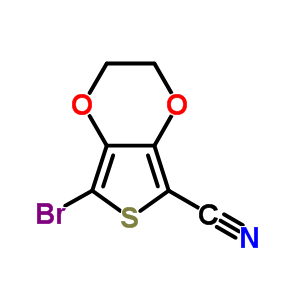 7-Bromo-2,3-dihydrothieno[3,4-b][1,4]dioxine-5-carbonitrile Structure,884507-59-9Structure