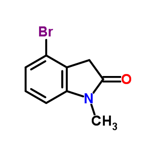 4-Bromo-1,3-dihydro-1-methyl-2h-indol-2-one Structure,884855-68-9Structure