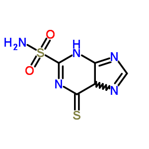 6-磺?；?3,5-二氫嘌呤-2-磺酰胺結(jié)構(gòu)式_88511-80-2結(jié)構(gòu)式