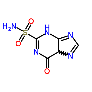 1H-purine-2-sulfonamide,6,9-dihydro-6-oxo- Structure,88511-81-3Structure