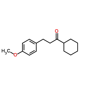 Cyclohexyl 2-(4-methoxyphenyl)ethyl ketone Structure,885122-89-4Structure