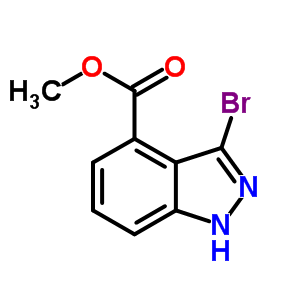 Methyl-3-bromoindazole-4-carboxylate Structure,885271-63-6Structure