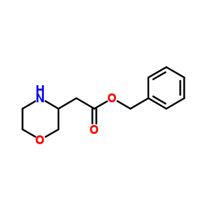 Morpholin-3-yl-acetic acid benzyl ester Structure,885273-91-6Structure