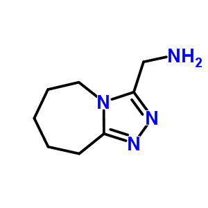 C-(6,7,8,9-tetrahydro-5h-[1,2,4]triazolo[4,3-a]-azepin-3-yl)-methylamine Structure,885461-42-7Structure