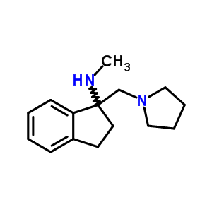 Methyl-(1-pyrrolidin-1-ylmethyl-indan-1-yl)-amine Structure,885951-14-4Structure