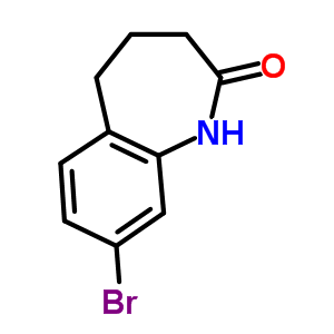 8-Bromo-1,3,4,5-tetrahydrobenzo[b]azepine-2-one Structure,885953-12-8Structure