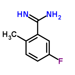 5-Fluoro-2-methyl-benzamidine Structure,885956-82-1Structure