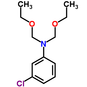 3-Chloro-n,n-bis(ethoxymethyl)aniline Structure,88596-37-6Structure