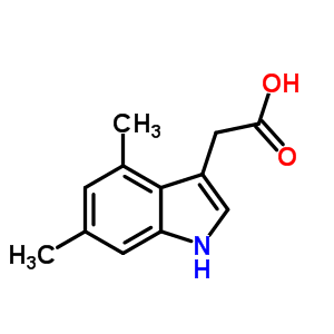 2-(4,6-Dimethyl-1h-indol-3-yl)acetic acidStructure,88611-91-0Structure 2-(4,6-Dimethyl-1h-indol-3-yl)acetic acid Structure,88611-91-0Structure