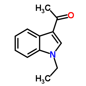 1-(1-乙基-1H-吲哚-3-基)乙酮結(jié)構(gòu)式_88636-52-6結(jié)構(gòu)式