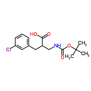 2-N-boc-2-aminomethyl-3-(3-chloro-phenyl)-propionic acid Structure,886364-85-8Structure