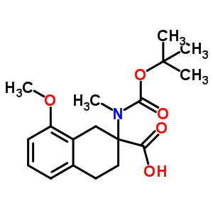 2-N-boc-8-methoxy-2-methylamino-1,2,3,4-tetrahydro-naphthalene-2-carboxylic acid Structure,886364-93-8Structure