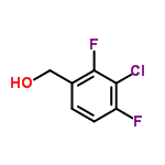 3-Chloro-2,4-difluorobenzyl alcohol Structure,886501-09-3Structure