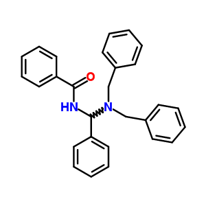 N-[(dibenzylamino)-phenyl-methyl]benzamide Structure,88671-71-0Structure