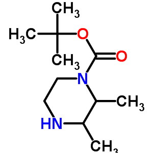 2,3-Dimethyl-piperazine-1-carboxylic acid tert-butyl ester Structure,886780-49-0Structure