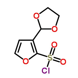 3-(1,3-Dioxolan-2-yl)furan-2-sulfonyl chloride Structure,886851-63-4Structure