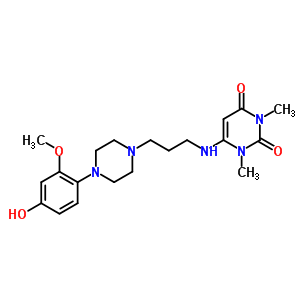 P-hydroxy urapidil Structure,88733-12-4Structure