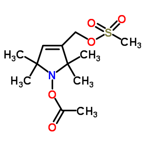 (1-Acetoxy-2,2,5,5-tetramethyl-delta-3-pyrroline-3-methyl) methanesulfonate Structure,887352-13-8Structure