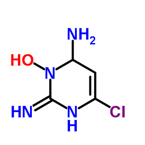 6-Amino-4-chloro-1,2-dihydro-1-hydroxy-2-iminopyrimidine Structure,887352-37-6Structure