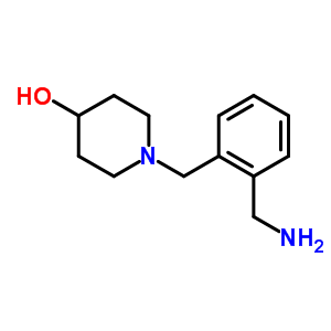 1-(2-Aminomethyl-benzyl)-piperidin-4-ol Structure,887580-27-0Structure