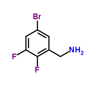 5-Bromo-2,3-difluorobenzyl amine Structure,887585-92-4Structure