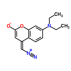 (4Z)-4-(diazoniomethylene)-7-(diethylamino)-4h-chromen-2-olate Structure,88861-43-2Structure