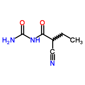 N-carbamoyl-2-cyano-butanamide Structure,88866-04-0Structure