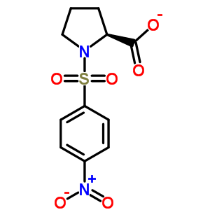 1-[(4-Nitrophenyl)sulfonyl]pyrrolidine-2-carboxylic acid Structure,88867-96-3Structure