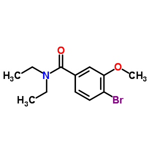 N,n-diethyl-4-bromo-3-methoxybenzamide Structure,889676-36-2Structure