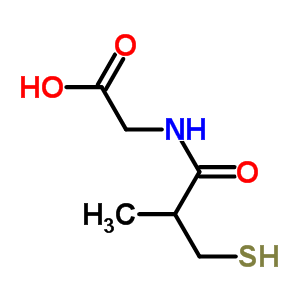 N-(3-mercapto-2-methylpropanoyl)glycine Structure,89021-98-7Structure